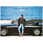 長渕剛(ながぶち つよし) ポスター JEEP ジープ 1990