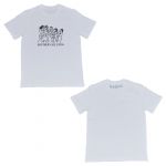 サザンオールスターズ(SAS) LIVE TOUR 2019 「"キミは見てくれが悪いんだから、アホ丸出しでマイクを握ってろ!!"だと!? ふざけるな!!」 ツアー Tシャツ ホワイト