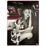 安室奈美恵(アムロ) ポスター 日産 1996 NISSAN S-RV AERO SPORTS LUCINO B1特大 A