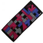 back number(バックナンバー) tour 2016 "ミラーボールとシャンデリア" フェイスタオル カタカナ　ブラック