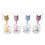 L'Arc～en～Ciel(ラルク) オフィシャルグッズ B.B.CATS オリジナルグラスセット 4点セット コップ