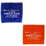 長渕剛(ながぶち つよし) Live Only 2x2 -an unplugged- ハンドタオル 青 赤 セット