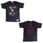 X JAPAN(エックス) WORLD TOUR 2017 WE ARE X Acoustic Special Miracle～奇跡の夜～6DAYS Tシャツ ブラック 7月11日 大阪城ホール