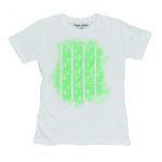 安室奈美恵(アムロ) FEEL tour 2013 Tシャツ ホワイト 緑ロゴ