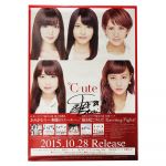 ℃-ute(キュート) ポスター 岡井千聖 直筆サイン入り ありがとう 無限のエール B 告知