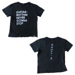 布袋寅泰(BOOWY) HOTEI GUITARHYTHM VI TOUR 2019 "REPRISE" GTRM TYPO Tシャツ ブラック