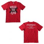 三代目 J Soul Brothers(JSB) LIVE TOUR 2019 "RAISE THE FLAG" Tシャツ レッド