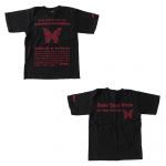 清春(SADS) SADS Tシャツ ブラック×レッド TOUR '00 BATTLE ROCKERS PART2 ～Welcome to my BABYLON～