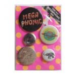 YUKI(ユキ) YUKI tour“MEGAPHONIC”2011 缶バッジ 5個セット