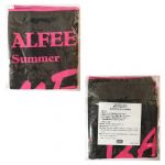 THE ALFEE(ジ・アルフィー) 2021 Summer Baby Come Back ひんやりメッシュタオル ブラック×レッド
