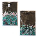 Hi-STANDARD(ハイ・スタンダード) 難波章浩 Tシャツ ゾンビ ブラック×ブルー