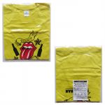 ローリング・ストーンズ(The Rolling Stones) 限定販売 Tシャツ stones bar イエロー