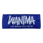 WANIMA(ワニマ) その他 ロゴフェイスタオル ブルー×ホワイト