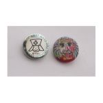 JUDY AND MARY(ジュディマリ)  缶バッジ 2個セット ファンクラブ等 yuki デザイン