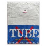 TUBE(チューブ) LIVE AROUND SPECIAL '96 ONLY GOOD SUMMER Tシャツ グレー 青ロゴ