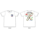 B'z(ビーズ) SHOWCASE 2013 -Pleasure75- マップTシャツ　ホワイト