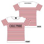 EXILE(エグザイル) EXILE LIVE TOUR 2013 “EXILE PRIDE” ボーダーTシャツ　レッド