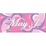 May J.(メイ・ジェイ) Live 2011 “Believin' Colors” タオル(ハート ピンク)