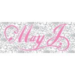 May J.(メイ・ジェイ) Live 2011 “Believin' Colors” タオル(花柄 グレー)