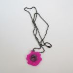 AAA(トリプルエー) AAA TOUR 2013 Eighth Wonder え～ボタンネックレス(紫)