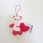 AAA(トリプルエー) アミューズメント景品 え～パンダハートマスコット(赤)