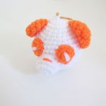 AAA(トリプルエー) 限定販売 え～パンダあみぐるみキーホルダー(橙)