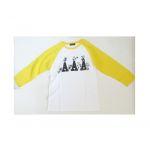 AAA(トリプルエー) その他グッズ カスタムラグランTシャツ(黄×黒)