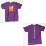 B'z(ビーズ) LIVE-GYM 2005 -CIRCLE OF ROCK- Tシャツ(パープル）