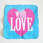 西野カナ(カナやん) with LOVE tour2015 ミニタオル(ブルー×ピンク）