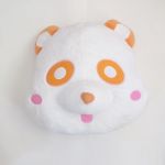 AAA(トリプルエー) アミューズメント景品 え～パンダフェイスBIGぬいぐるみ(橙)