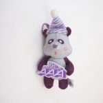 AAA(トリプルエー) 10th Anniversary SPECIAL 野外LIVE in 富士急ハイランド え～パンダ10thアニバ～サリ～キーホルダー(紫)