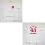B'z(ビーズ) LIVE-GYM 2005 -CIRCLE OF ROCK- Tシャツ(ホワイト）