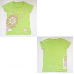 Perfume(パフューム) Second Tour 2009 直角二等辺三角形TOUR Tシャツ(グリーン)