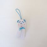 AAA(トリプルエー) アミューズメント景品 てるてるマスコット(青)