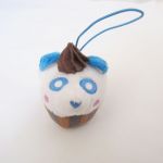 AAA(トリプルエー) アミューズメント景品 え～パンダカップケーキマスコット(青)