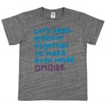 ツアーTシャツ(英字)《グレー(けものがすり)》