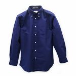 オックスフォード爪痕シャツ（ネイビー）