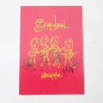 SCANDAL(スキャンダル) オフィシャルグッズ OVER DRIVE 2013 サイン入りポストカード