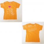 戸松遥(sphere) second live tour Sunny Side Stage! Tシャツ　オレンジ