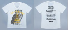EYE(フクロウ) Vネック Tシャツ