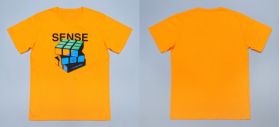 CUBE Tシャツ (オレンジ)