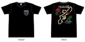 B'z(ビーズ) SHOWCASE 2013 -Pleasure75- マップTシャツ　ブラック