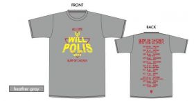 2013 TOUR　WILLPOLIS　ロゴ Tシャツ（ヘザーグレー）