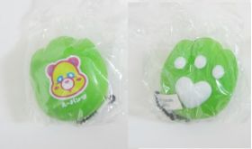 AAA(トリプルエー) アミューズメント景品 え～パンダ きもちえ～肉球マスコット(緑)