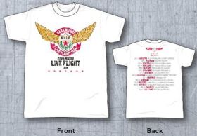 水樹奈々 NANA MIZUKI LIVE FLIGHT 2014 NM-TEE(Tシャツ) A WHITE