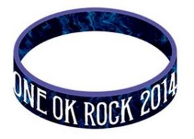 ONE OK ROCK(ワンオク) "Mighty Long Fall at Yokohama Stadium" ラバーバンド(BLUE)