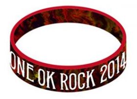 ONE OK ROCK(ワンオク) "Mighty Long Fall at Yokohama Stadium" ラバーバンド(RED)