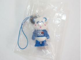 AAA(トリプルエー) アミューズメント景品 え～パンダフィギュアストラップ初代(青)