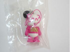AAA(トリプルエー) アミューズメント景品 え～パンダフィギュアストラップ初代(桃)