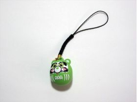 AAA(トリプルエー) 限定販売 え～パンダルマ根付(緑)